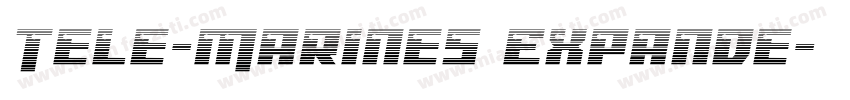 Tele-Marines Expande字体转换